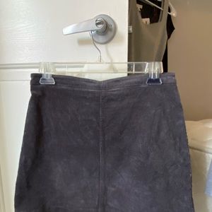 Forever 21 gray half zip skirt